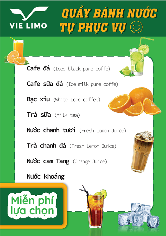 quầy teabreak tự chọn