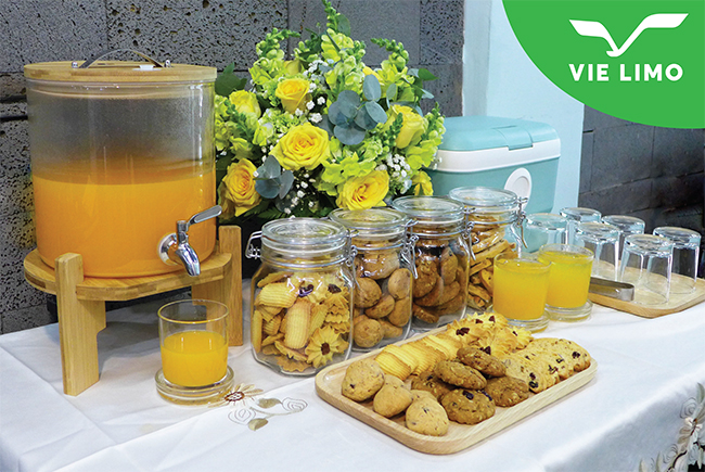 quầy tea break tự chọn