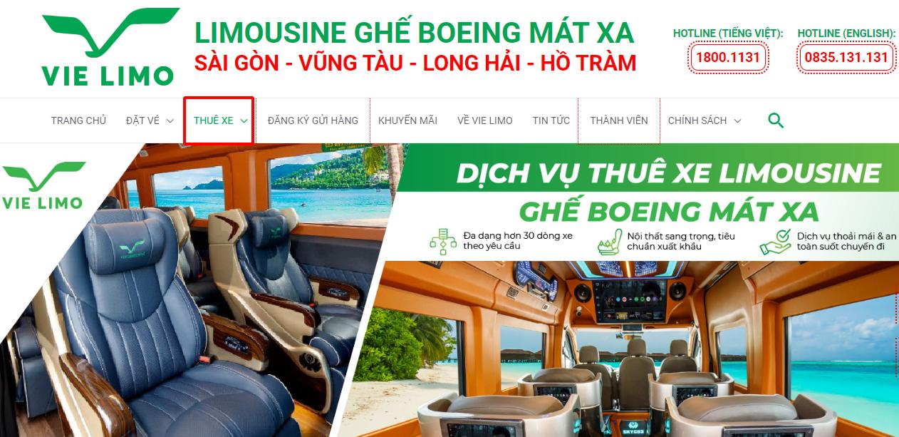 Hướng dẫn thuê xe Limousine 28 chỗ tại Vie Limo 