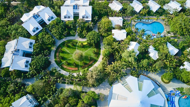 Carmelina Beach Resort được tích hợp nhiều tiện ích trong một quần thể nghỉ dưỡng.