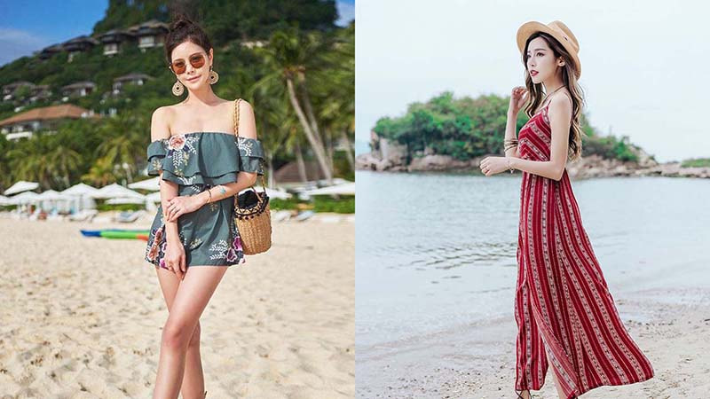 Chọn trang phục theo mùa cũng quan trọng cho chuyến du lịch biển.