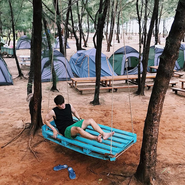 Đây là địa điểm cắm trại được giới trẻ vô cùng yêu thích