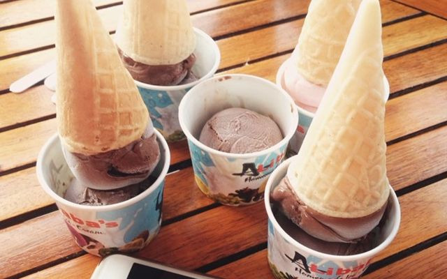 Vào những ngày hè oi bức, quán kem Alibaba là điểm đến lý tưởng cho các du khách.