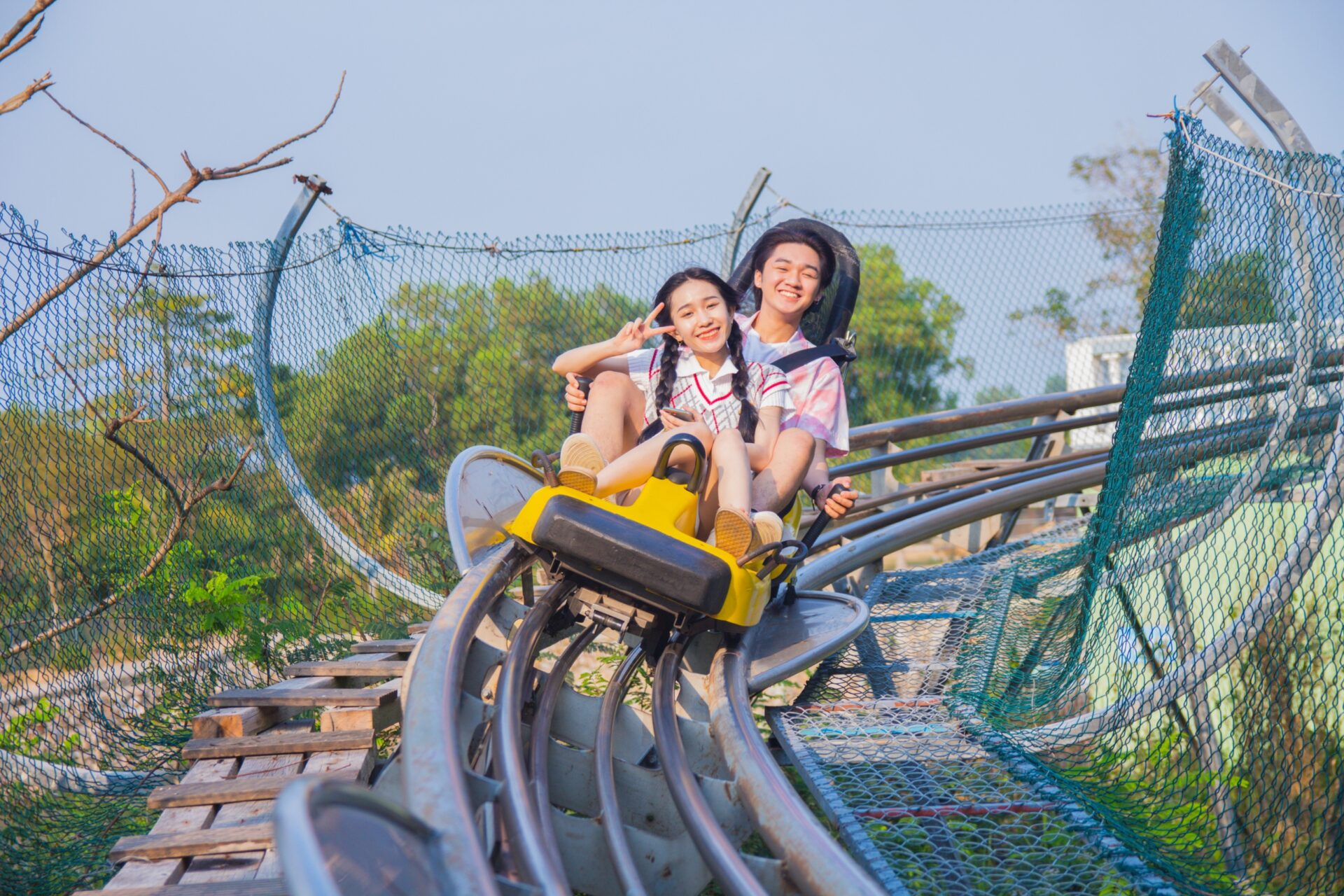 Trải nghiệm xe trượt dốc và tạo nhiều kiểu dáng mà không cần đến Đà Lạt