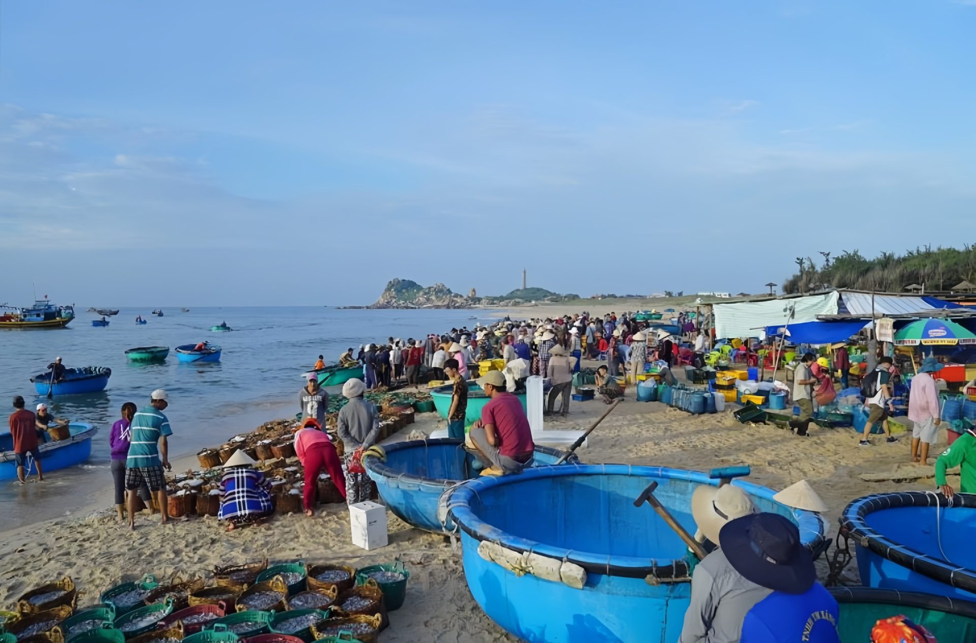 Chợ cá hải sản Mũi Kê Gà Phan Thiết