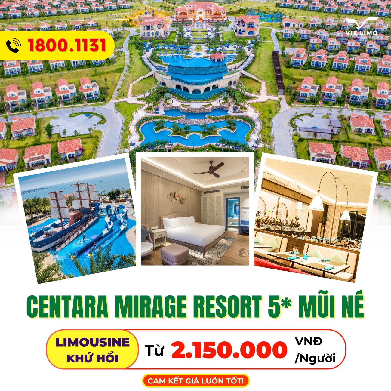 Centara Mirage Resort 5 sao Mũi Né