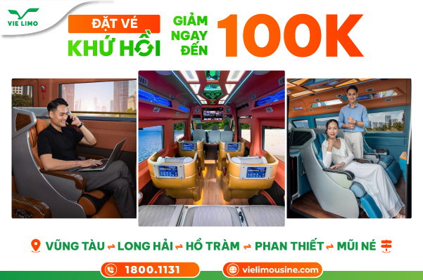 Xe Limousine Ghế Boeing VIP Mát Xa Sài Gòn đi Vũng Tàu, Ưu Đãi Hấp Dẫn Khi Đặt Khứ Hồi