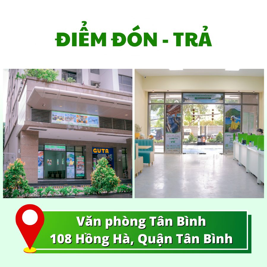 Ngoài Sân Bay Tân Sơn Nhất, đa dạng điểm đón trả tăng thêm sự thuận tiện cho du khách tại các Quận lân cận như Quận 12, Gò Vấp, Tân Phú, Tân Bình, Phú Nhuận, Quận 3…