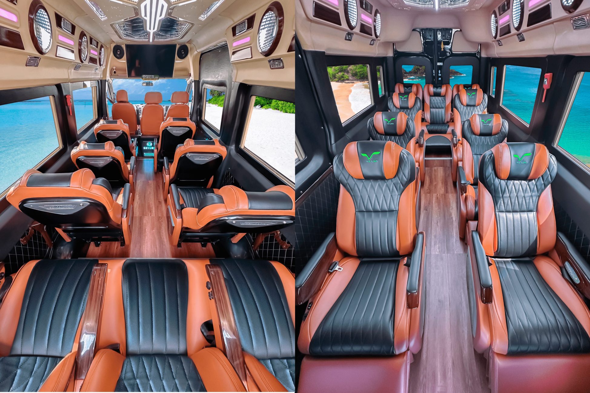 Xe Limousine 11C hiện đại, mới toanh tại Vie Limo