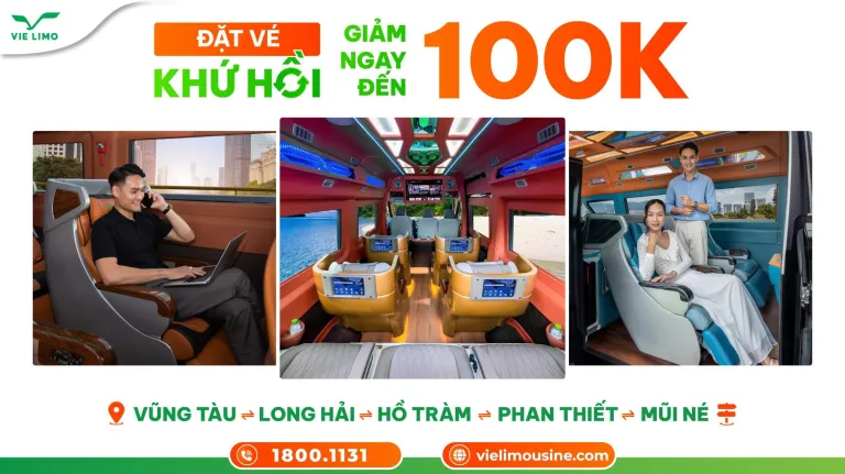 Di chuyển bằng bằng xe Limousine