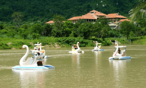 Đạp vịt ở Hồ Núi Tà Cú