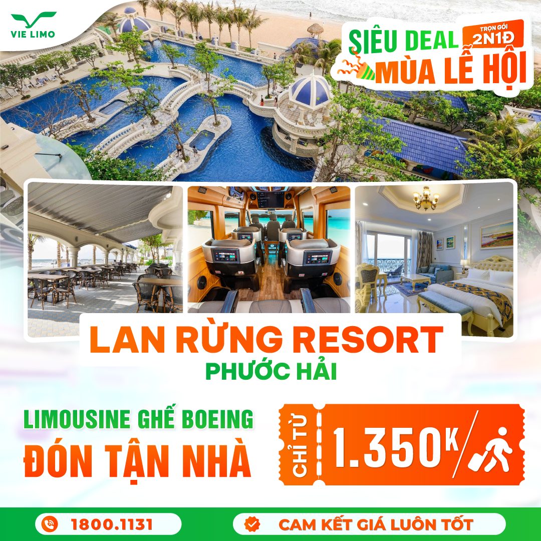 Bảng giá phòng tại Lan Rừng Phước Hải Resort & Spa
