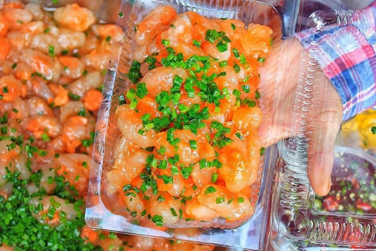 Bánh bột lọc Phan Thiết trong chợ