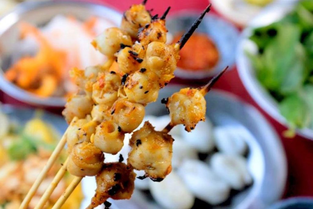 Răng mực nướng sa tế